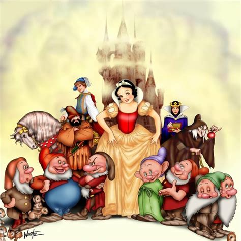 Snow white and the magical beings